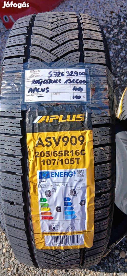 Új négyévszakos 205/65R16C gumiabroncsok 