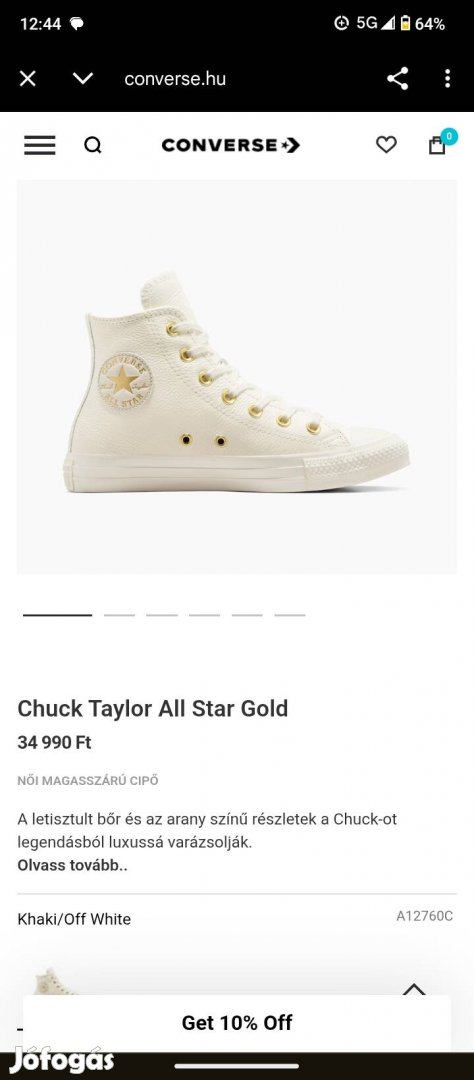 Új női Converse cipő