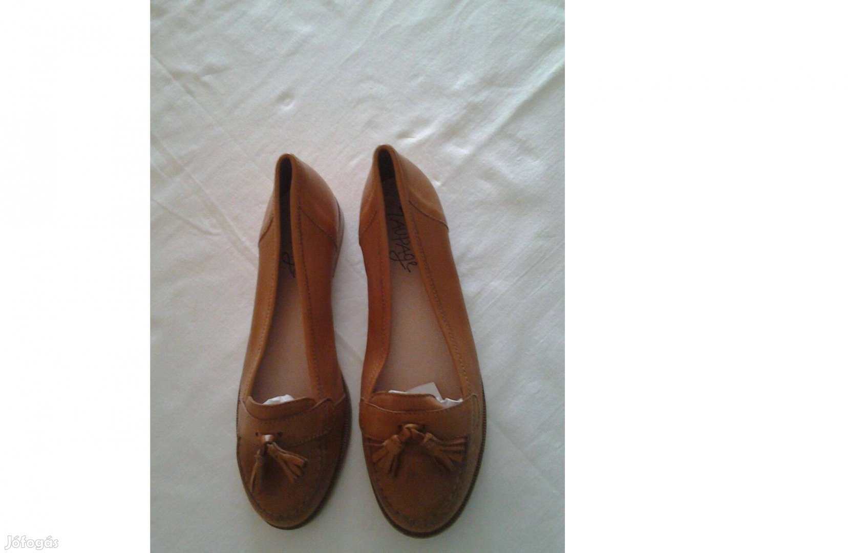 Új női bőr cipő , Taupage márka, 36 - 36,5 méret, barna