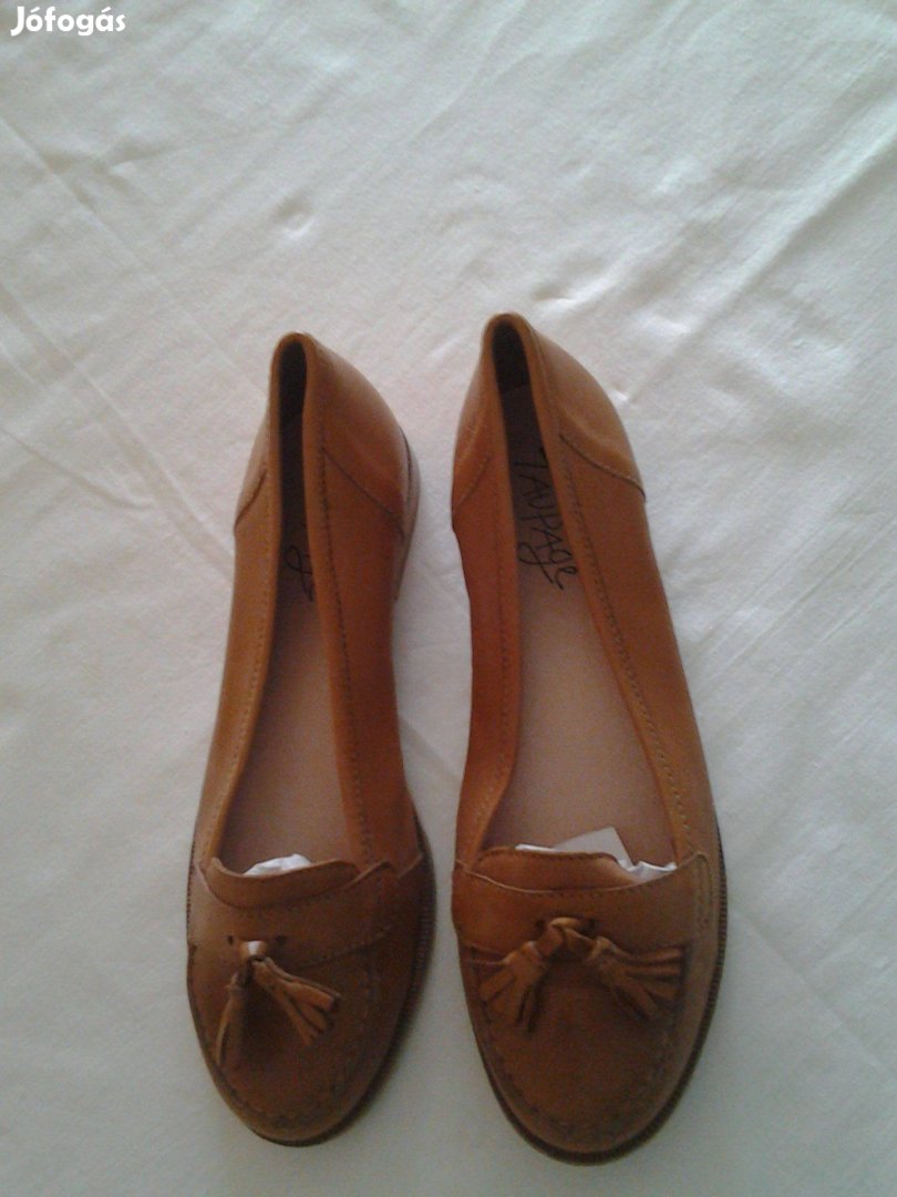 Új női bőr cipő , Taupage márka, 36 - 36,5 méret, barna