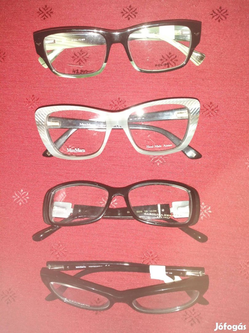 Új női márkás szemüvegkeretek eladók!