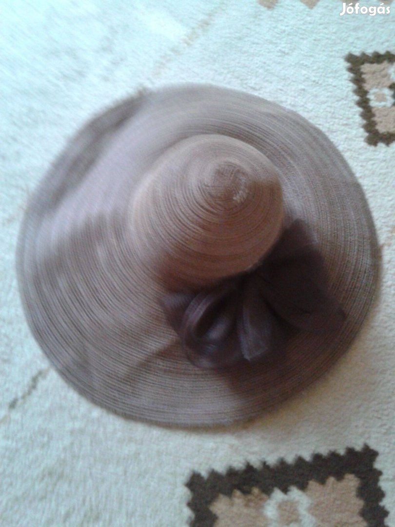 Új női nagy karimás kalap 59-60-as méret