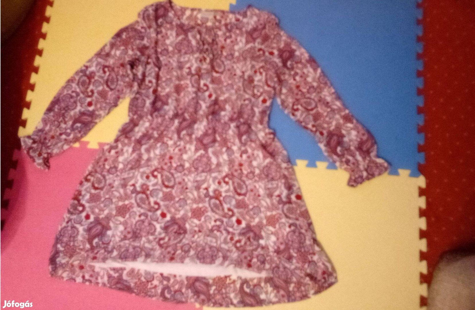 Új női tavaszi muszlin ruha alábélelt 44 46