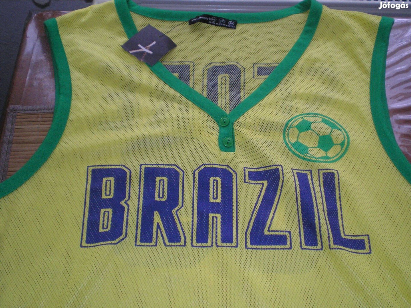 Új nyári póló focikedvelőknek Brazília L-es XL-es L XL
