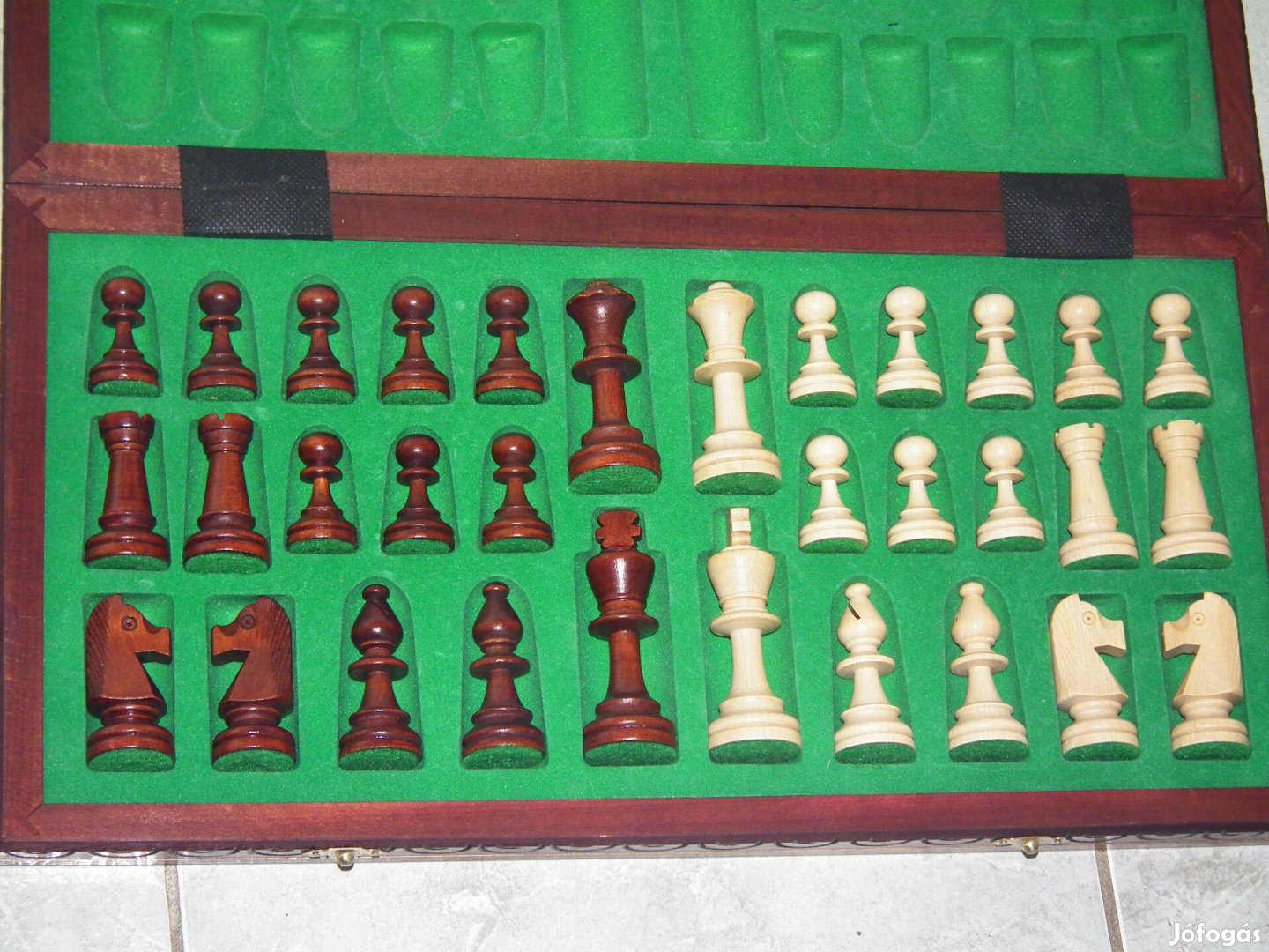 Új óriás fa sakk készlet nagyméretű