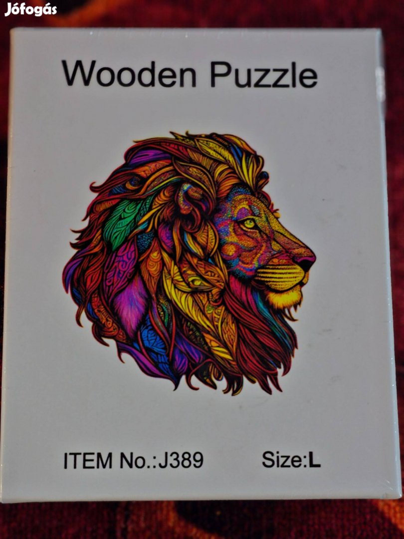 Új oroszlános fa puzzle
