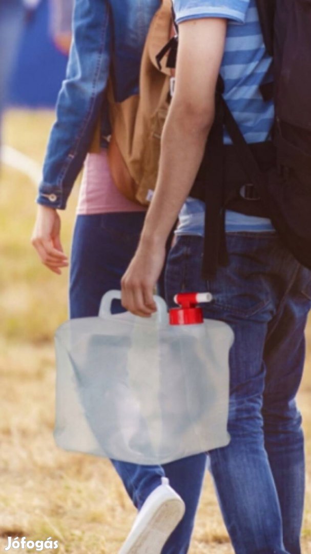 Új összecsukható kanna 15 liter vizeskanna csappal