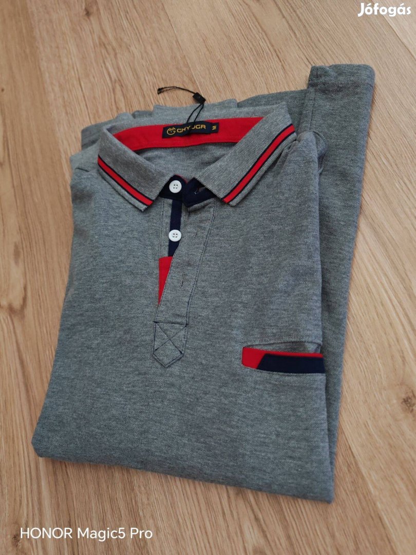 Uj pamut férfi minőségi sportos pulóver M