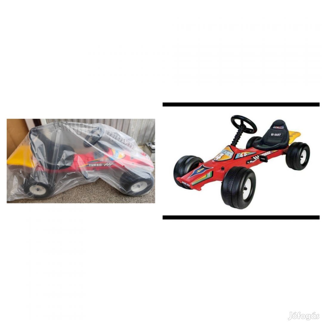 Új pedálos gokart 1 év garanciával 