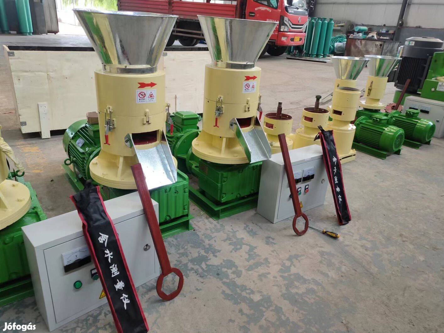 Új pellet készítő gép 22kW