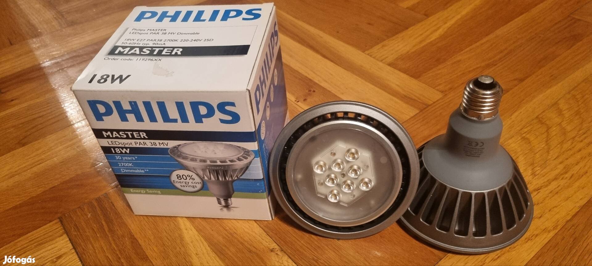 Új philips 18 wattos E27-es led spot lámpa 