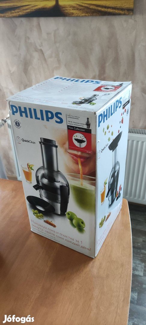 Új philips gyümölcscentrifuga