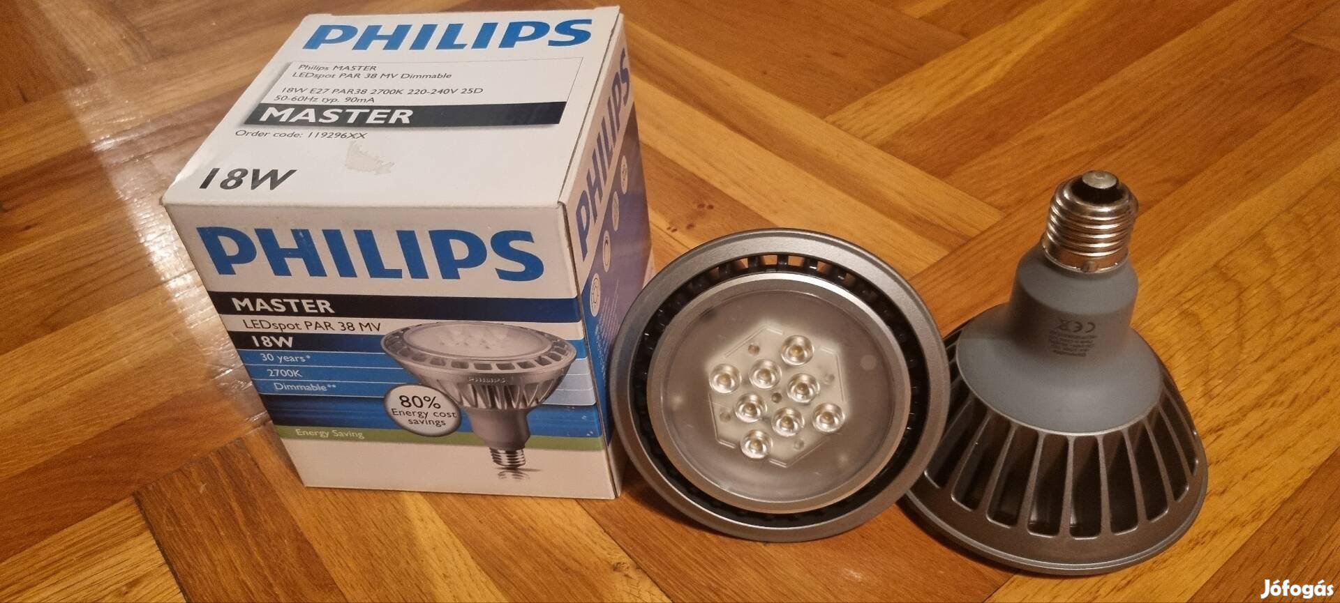 Új philips master 18W E27 Led spot lámpa 