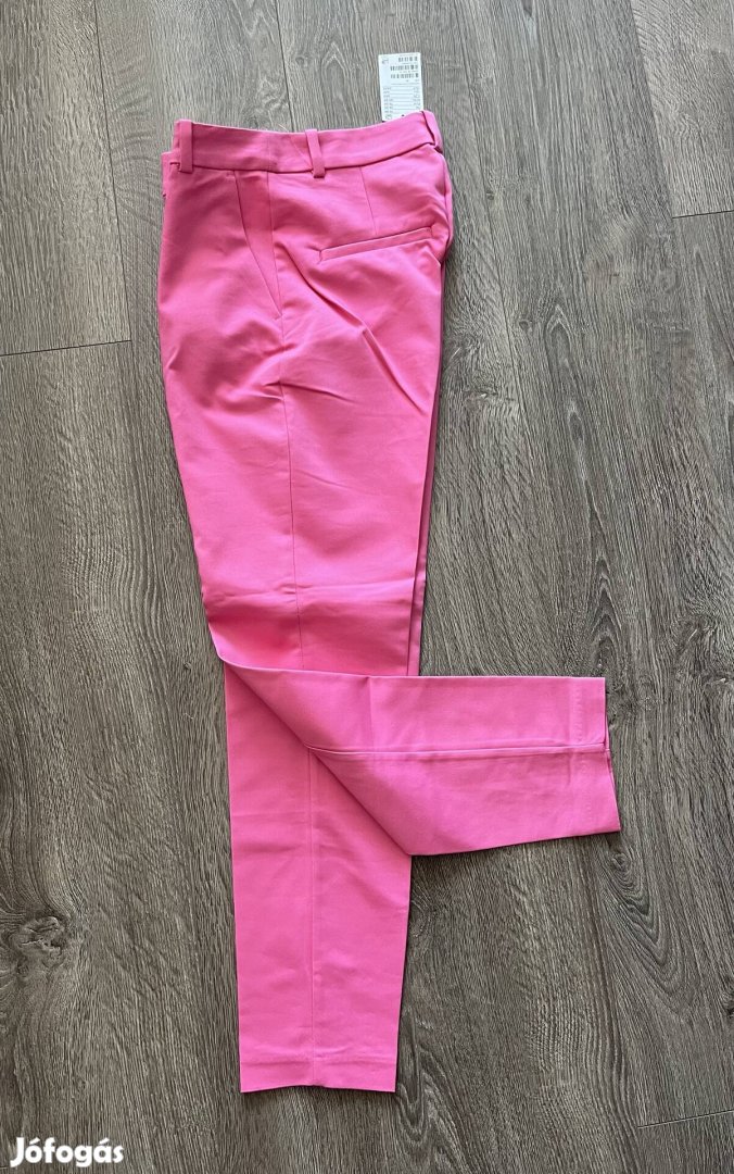 Új pink élre vasalt nadrág 36-os h&m elegáns naci S