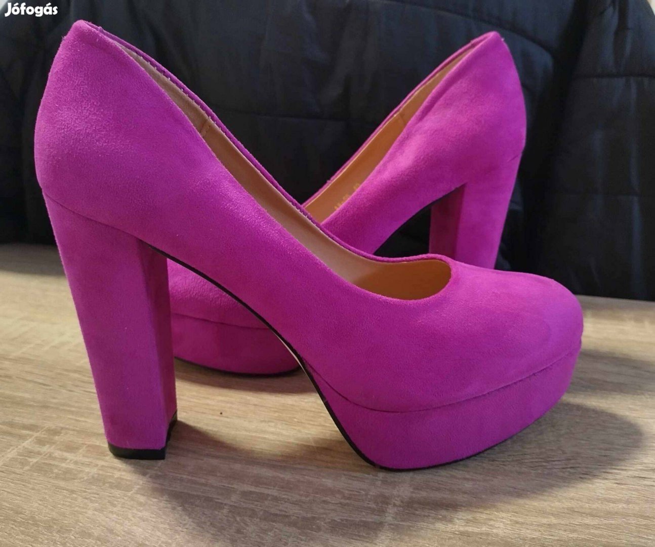 Új pink magassarkú cipő - 40 méret
