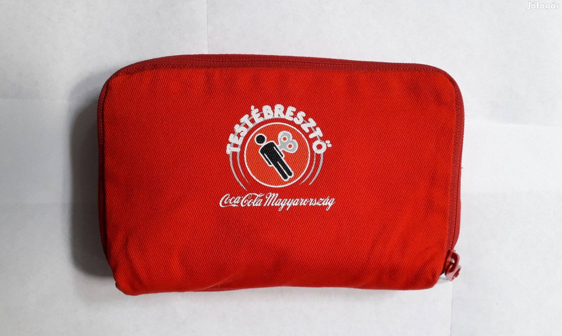Új piros Coca Cola összehajtható vászon gyerek hátizsák 30*33 cm