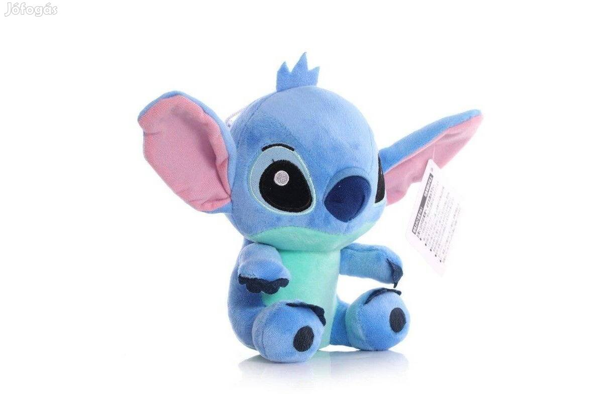 Új plüss Stitch kék színben, Lilo és Stitch Plüss Sztics Disney 20 cm