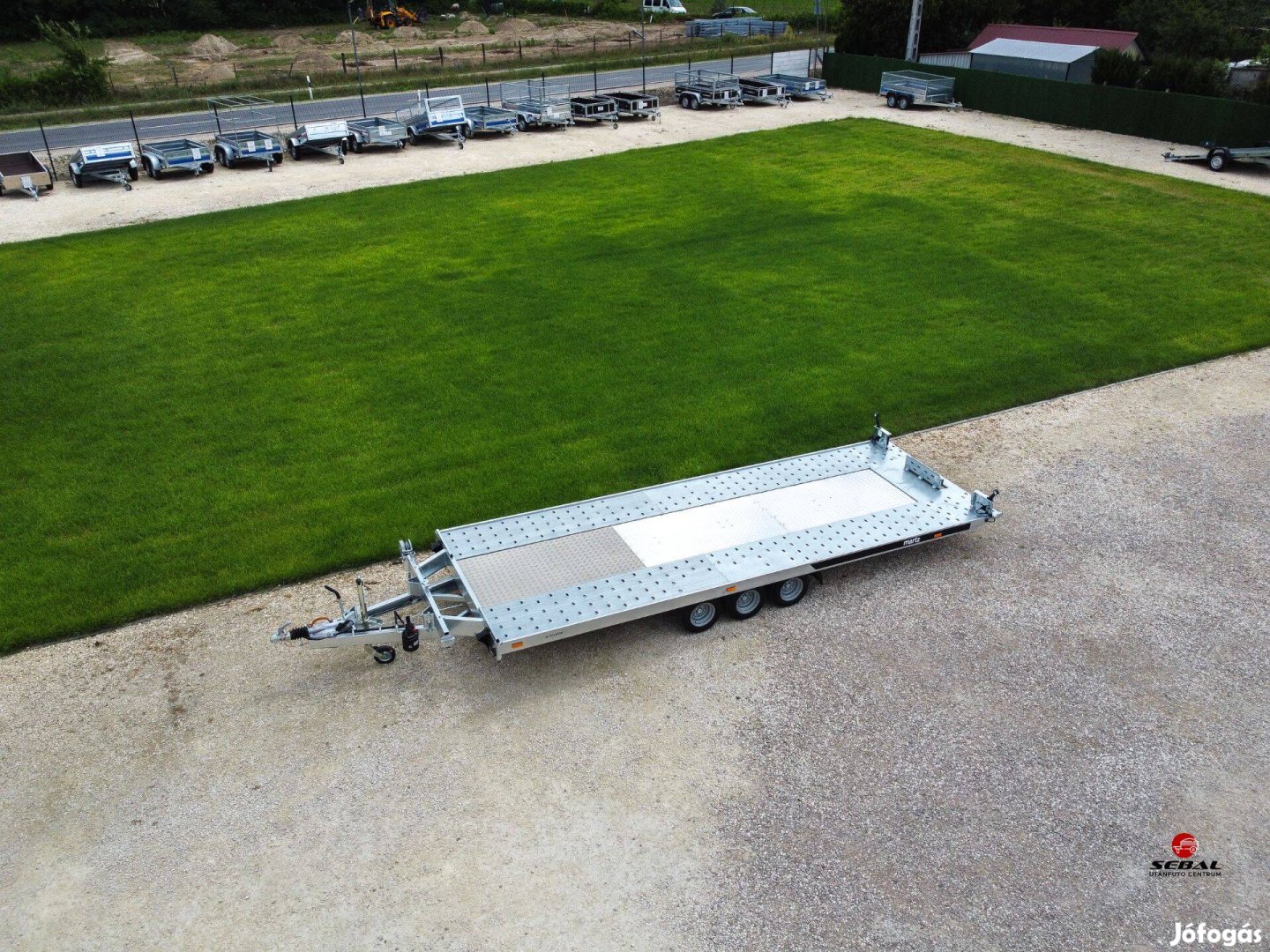 Új prémium 3500 kg gép és autószállító! Balatoni átadással rendszámmal