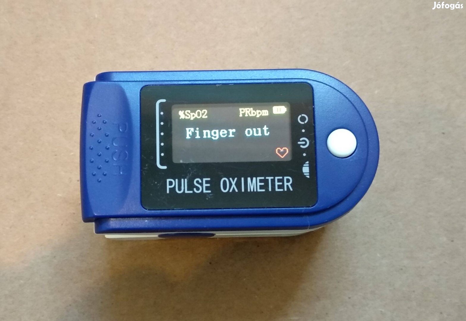 Új pulz oximéter (pulse oximeter) pulzus és véroxigénszint mérő