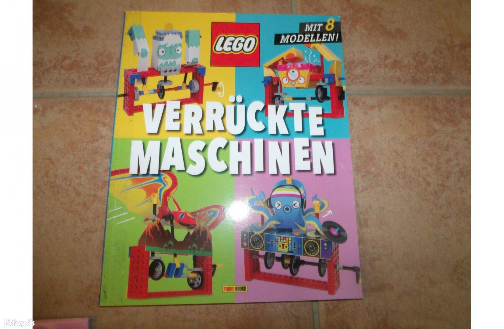 Új ritka Lego ötletkönyv építőelemekkel Őrült gépek