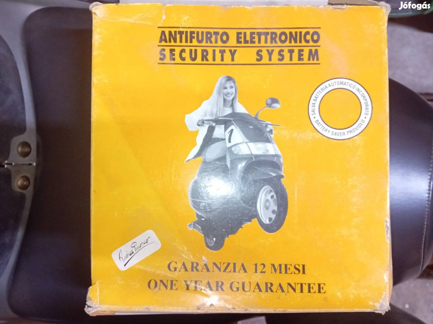 Új robogó riasztó rendszer 