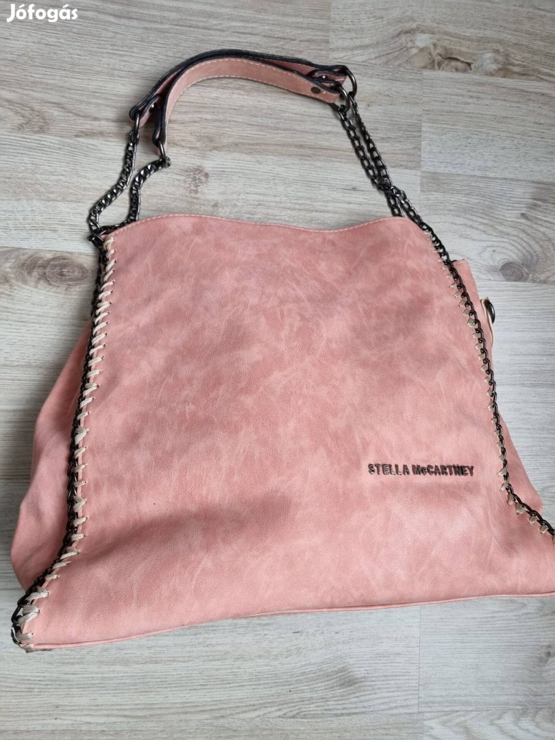 Új rózsaszín designer táska