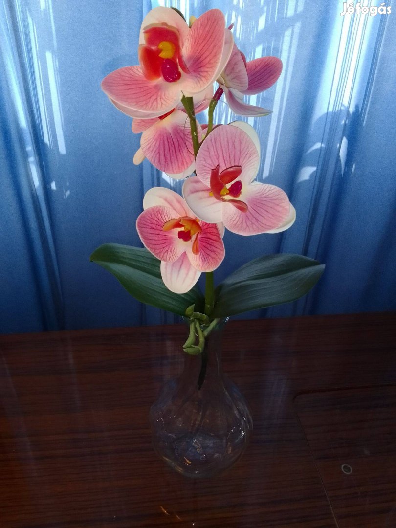 Új rózsaszín orchidea művirág 30 cm-es