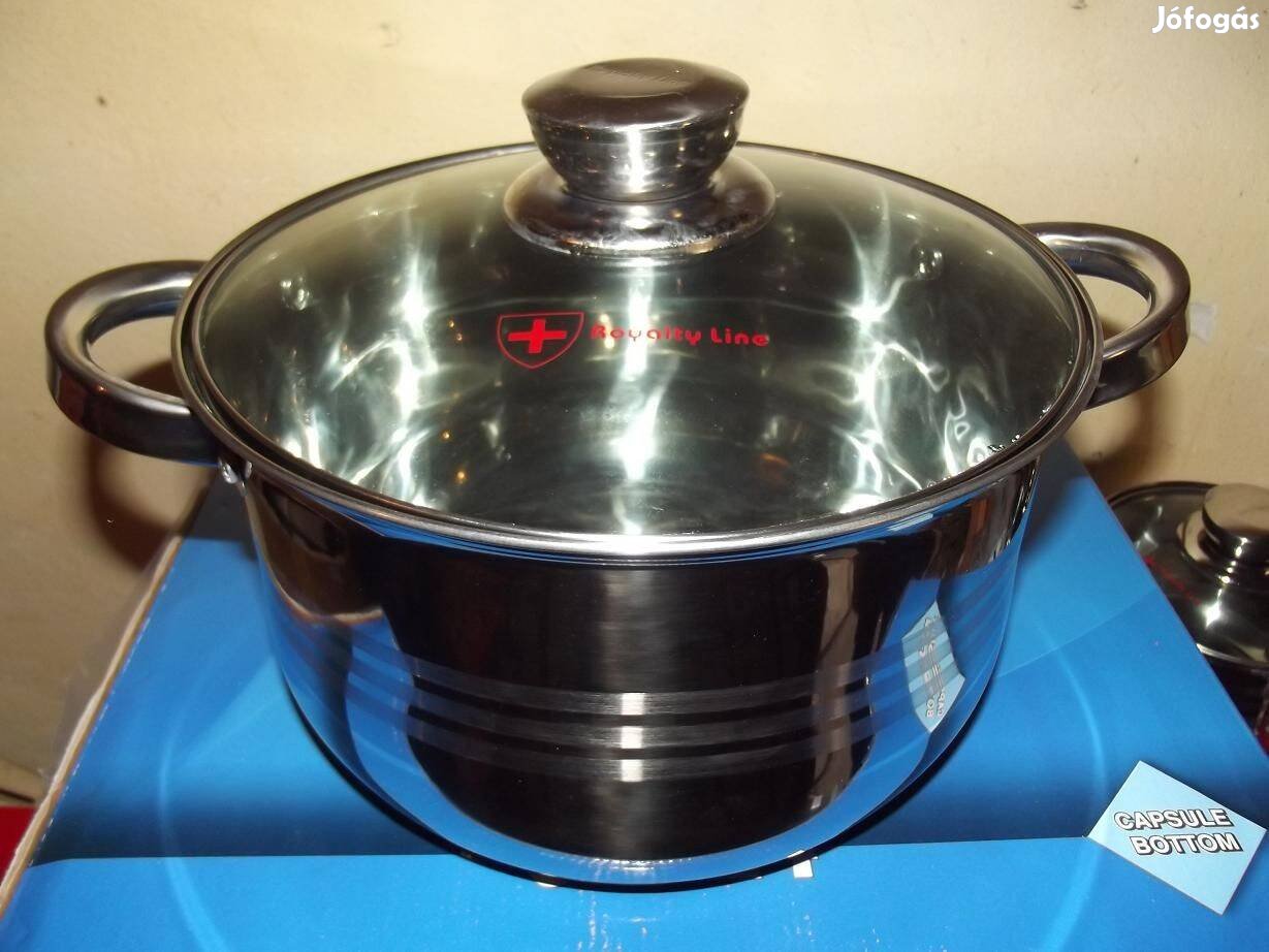 Új rozsdamentes acél edény 1- 100 literig