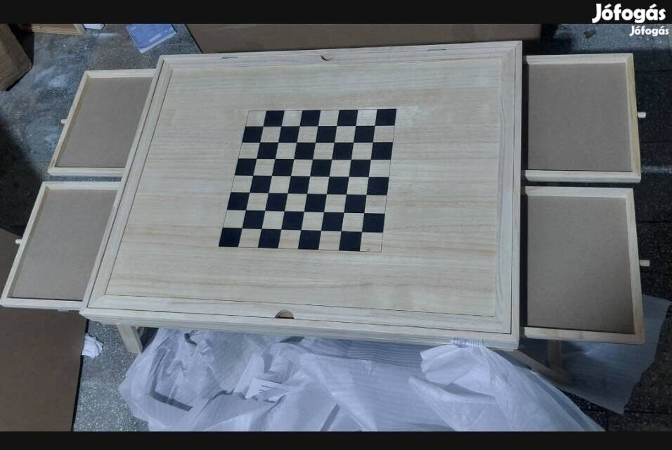 Új sakktáblás, kirakó, puzzle asztal, 1500 db-ig