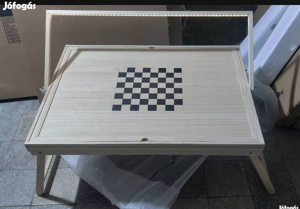 Új sakktáblás puzzle, kirakó asztal, 1500 db-ig ,Ledes