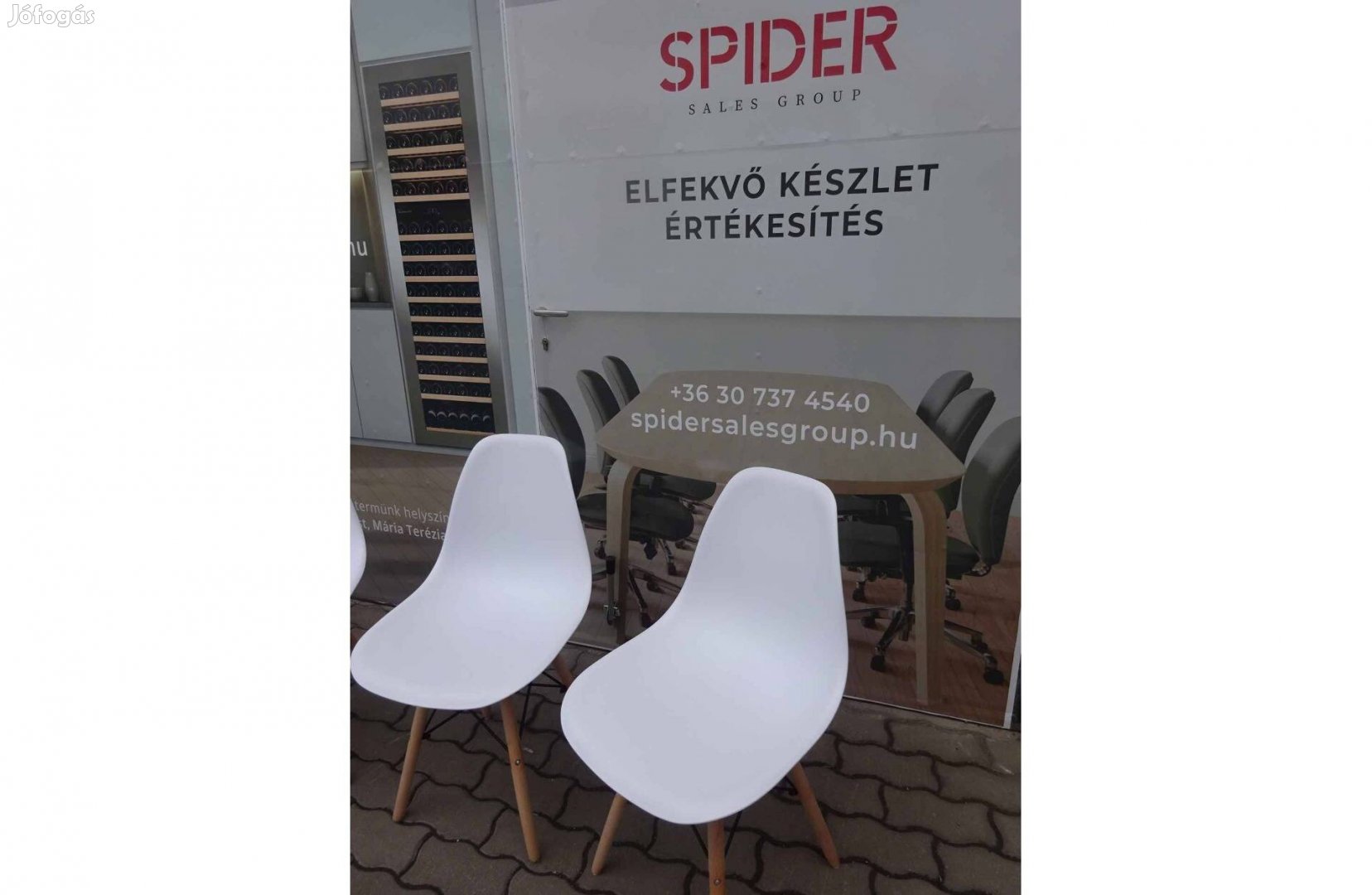 Új szék, étkezőszék, fehér színű, skandináv szék - nagy mennyiségben
