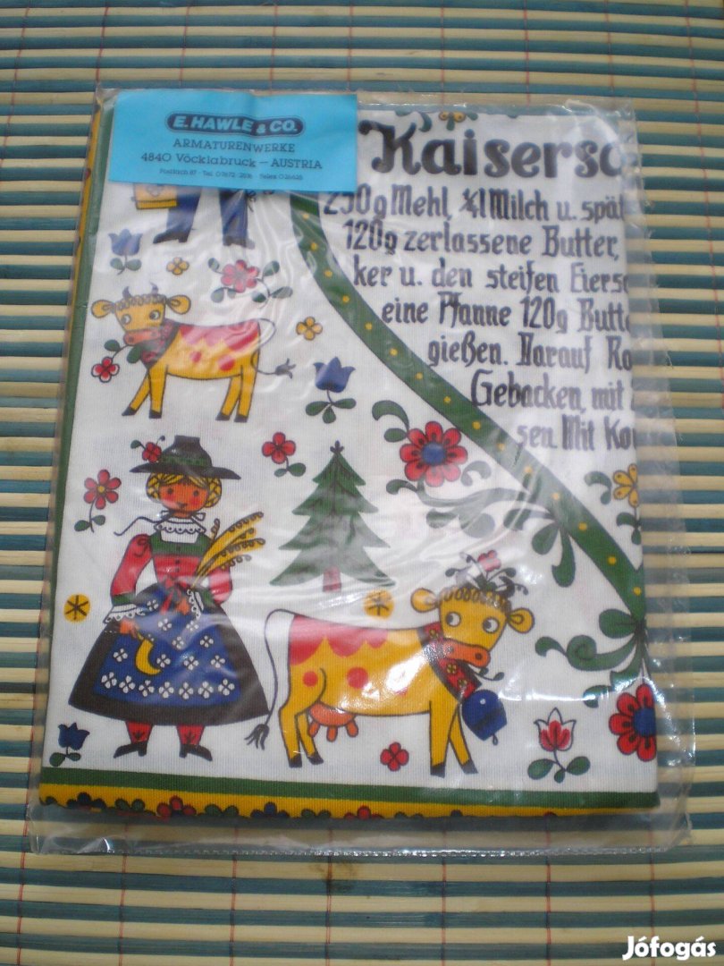 Új szett konyharuha és kistörlő egyben csomagolva 100 pamut