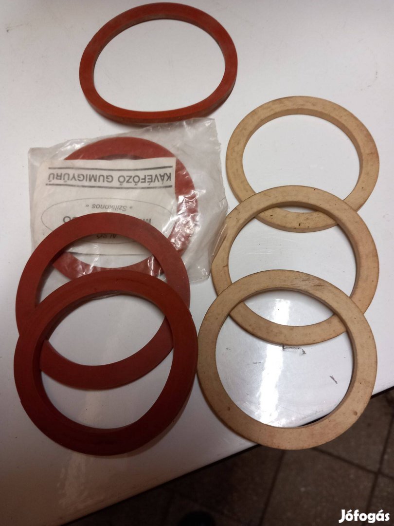 Új szilikon kávéfőző gumi 6db egybe