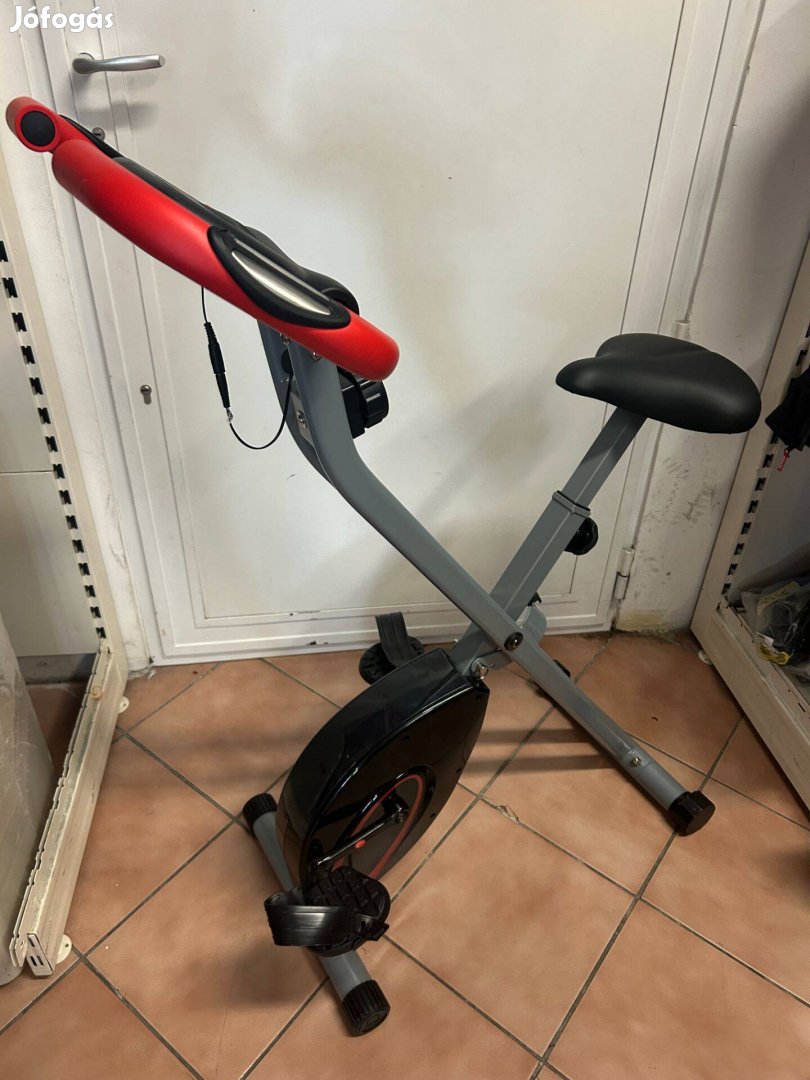 Új szobakerékpár Ultrasport F-Bike (összecsukható) piros-fekete