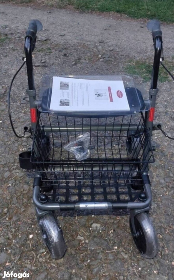 Új szürke Actimo Basic rollátor, járássegítő