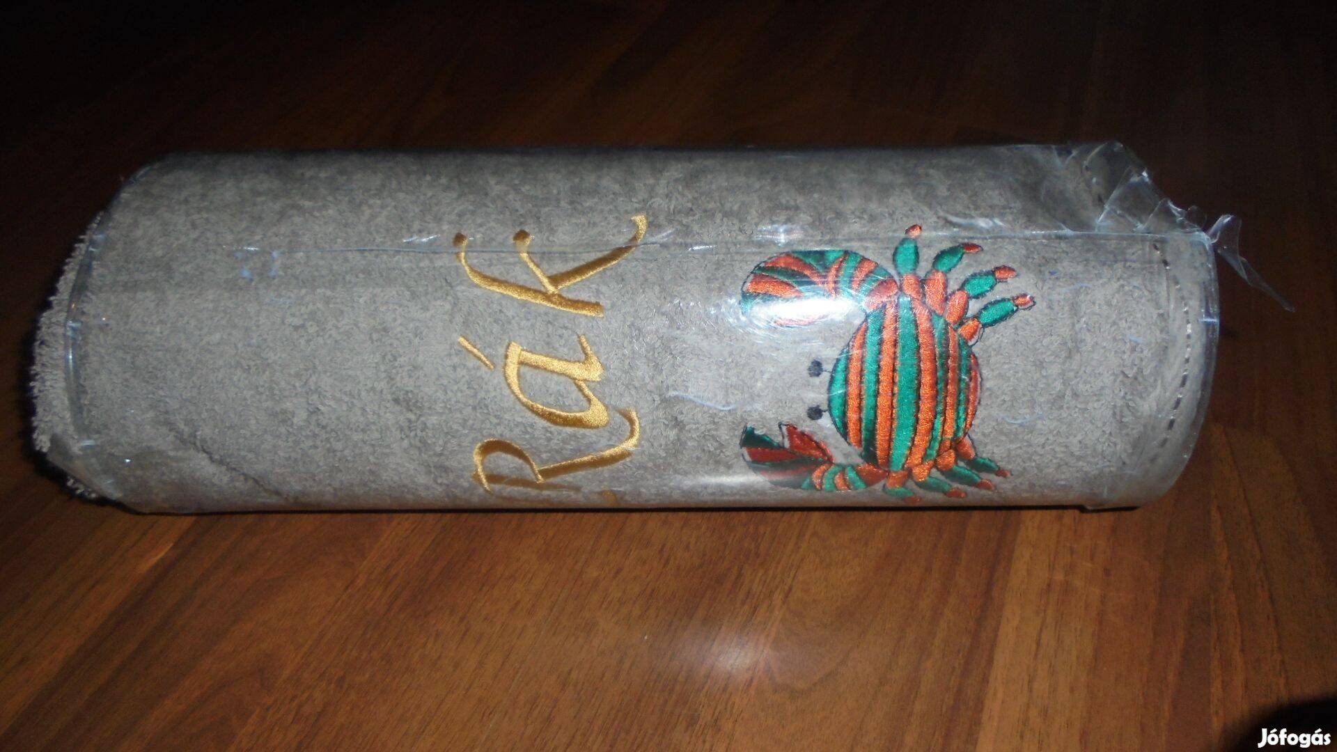 Új szürke horoszkópos törölköző fürdőlepedő - Rák