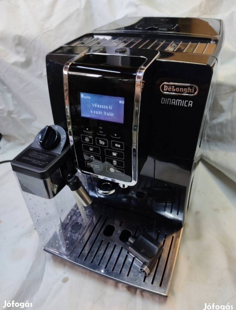 Új tejtartályos Delonghi Dinamica Cappuccino full automata kávéfőző