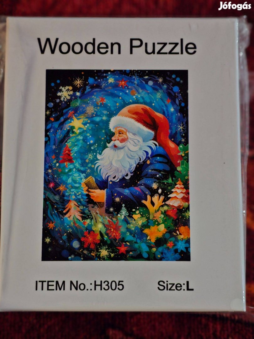 Új télapós fa puzzle