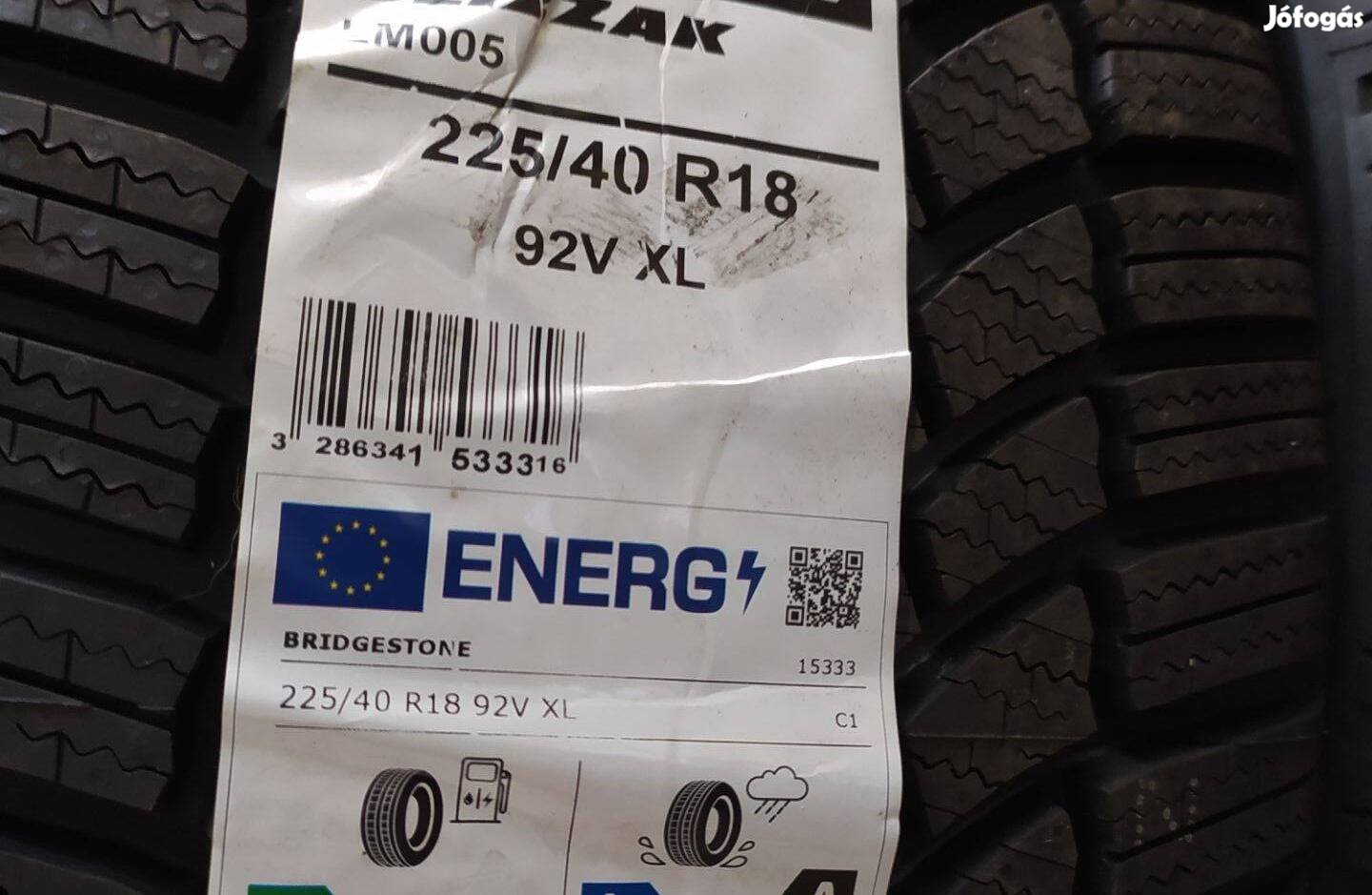 Új téligumi Bridgestone 225/40 r18 18-as téligumi