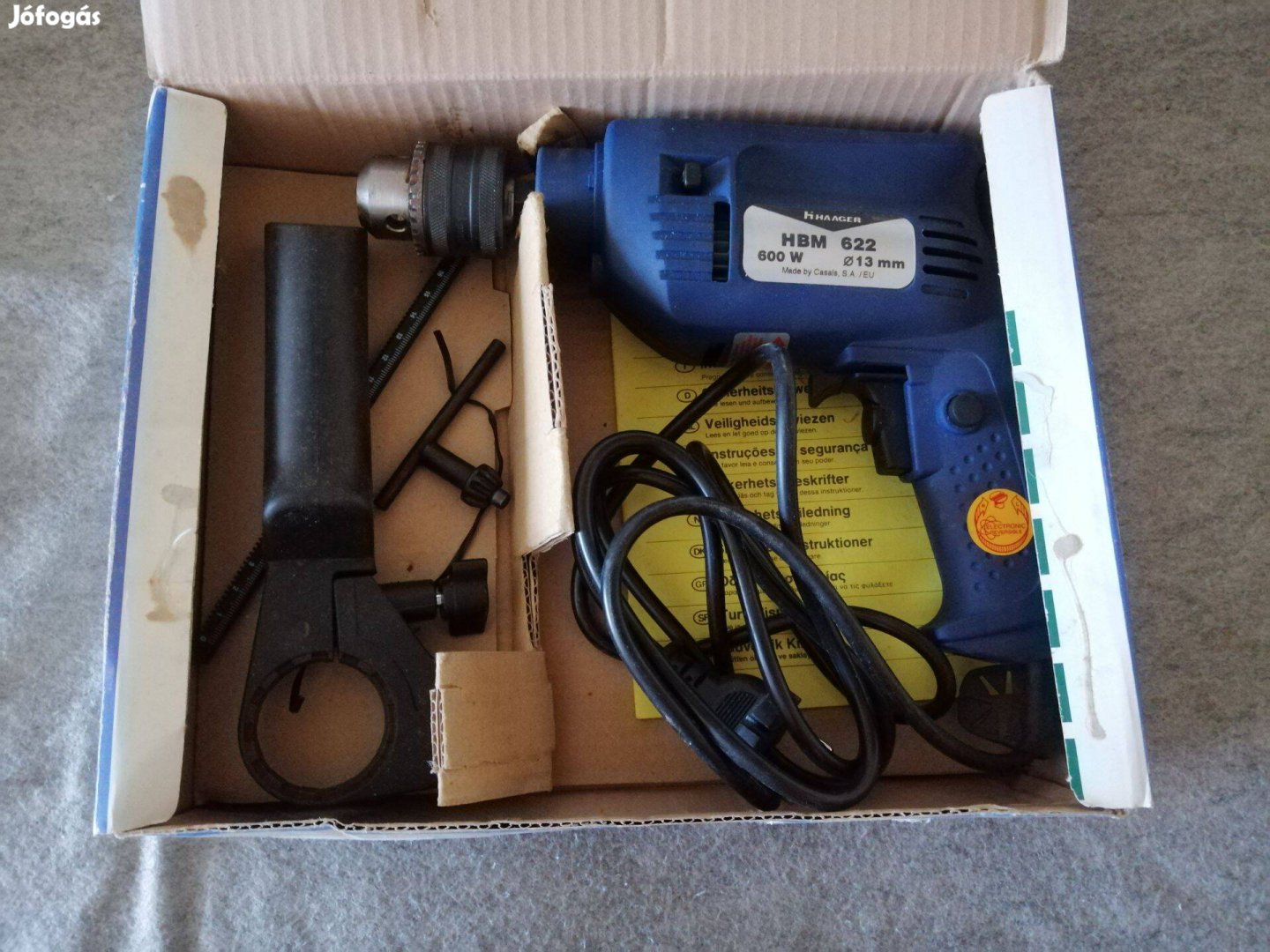 Új ütvefúrógép 600W