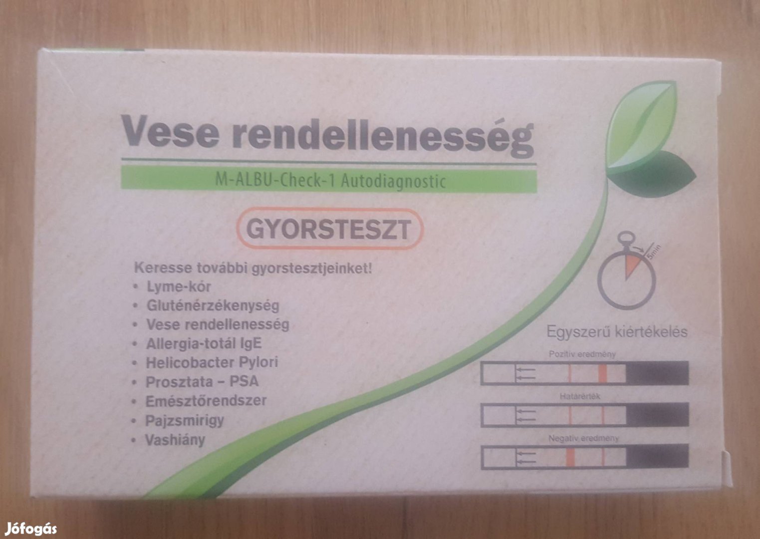 Új vese rendellenesség gyorsteszt