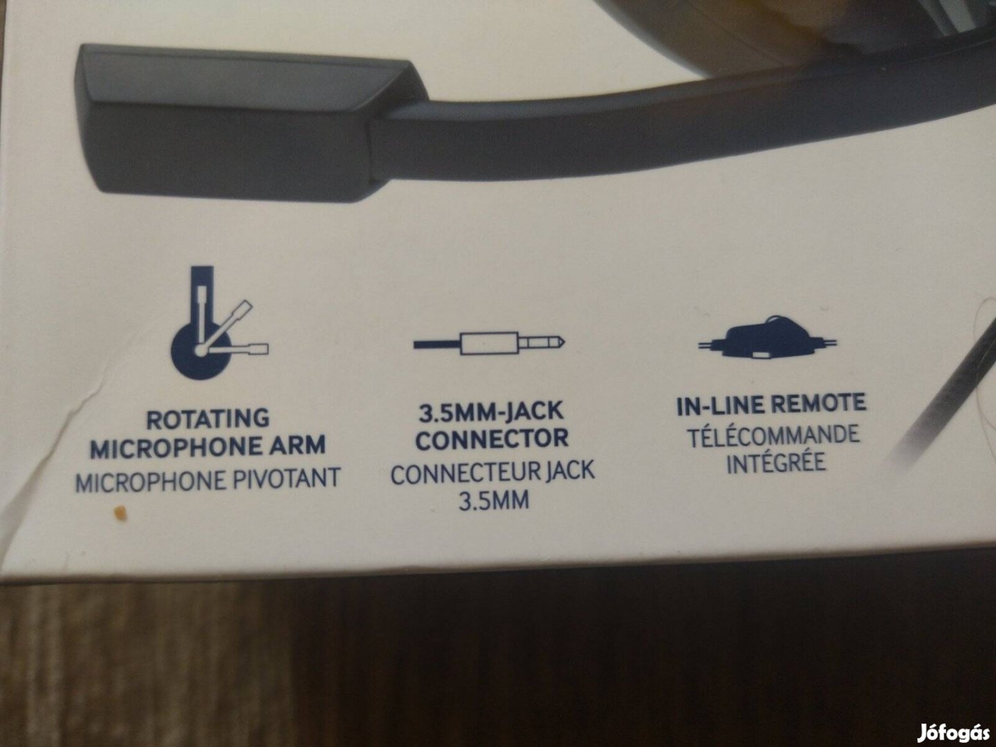 Új vezetékes fejhallgató és headset eladó 3,5-es jack csatlakozó 