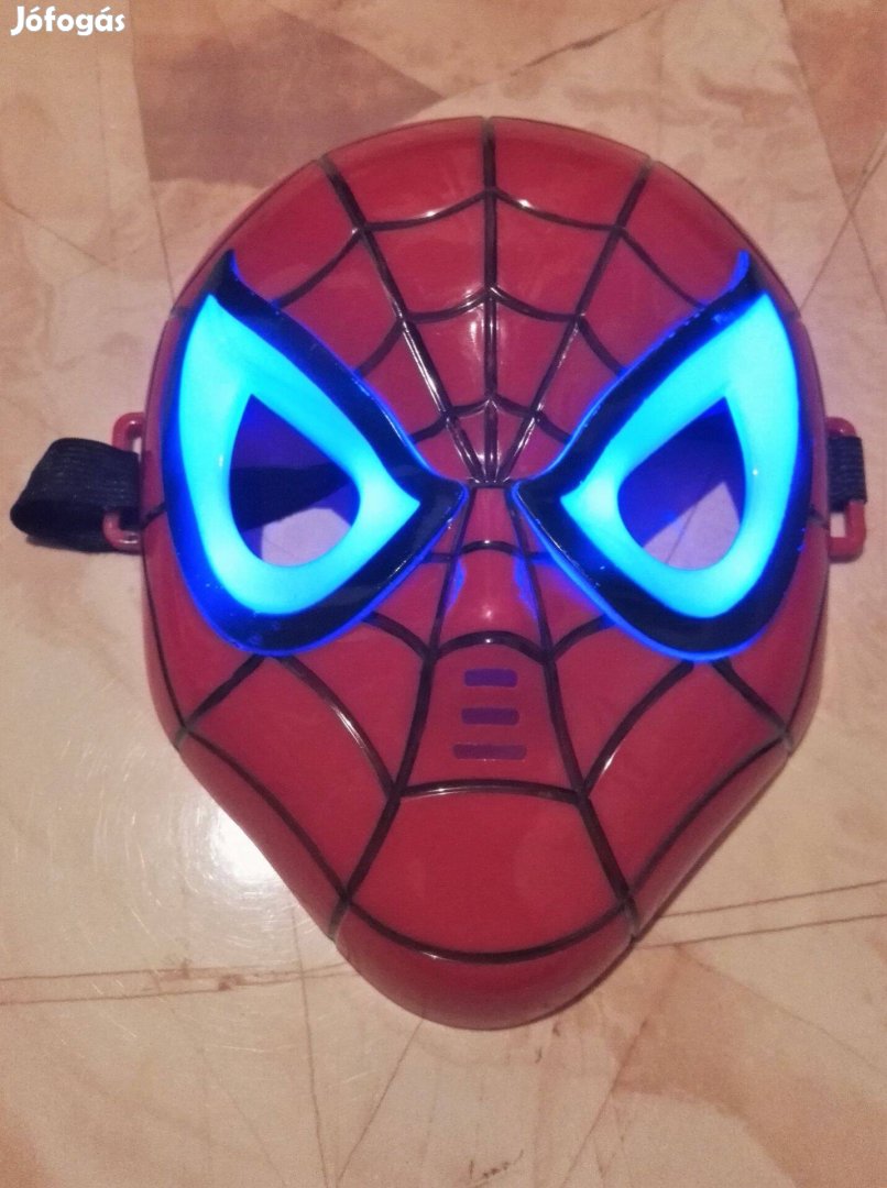 Új világítós Pókember álarc világító maszk jelmez