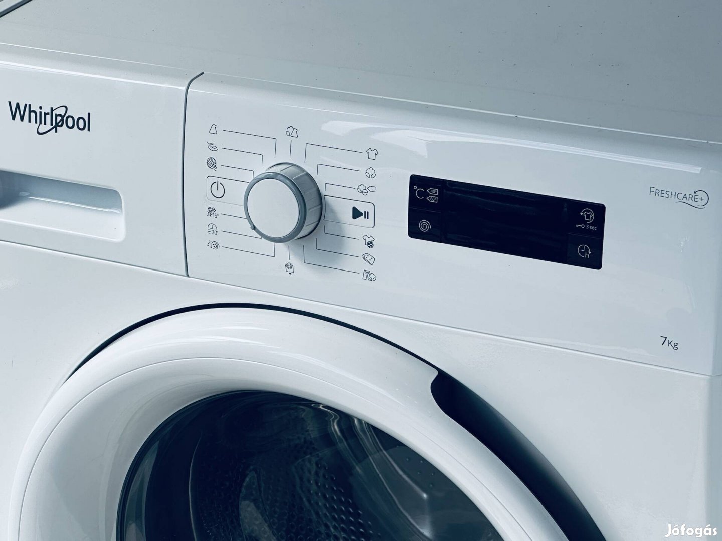 Új whirlpool 7kg 1200A+++ keskeny elöltöltős mosógép