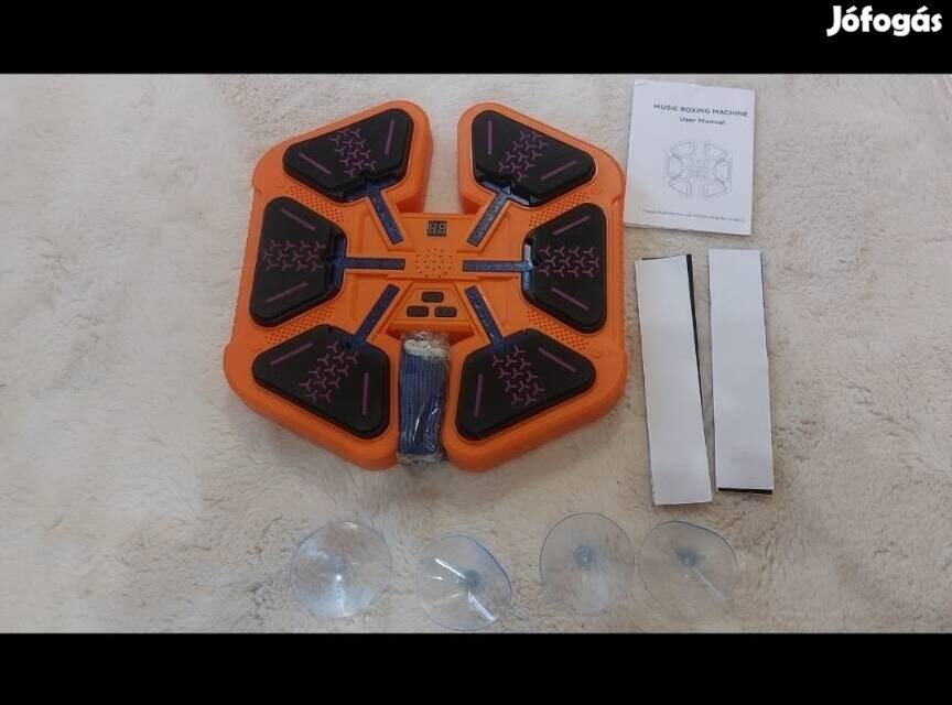 Új zenebox gép, music box, fekete, narancssárga
