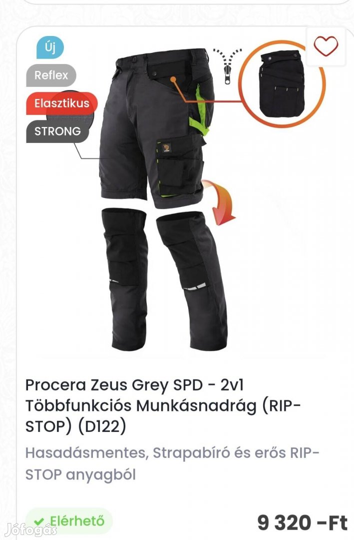 Új zeus munkásnadrág