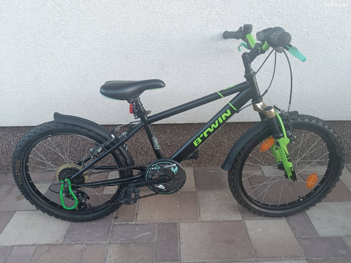 Újgumis Btwin 20" gyerek kerékpár bicikli Decathlon