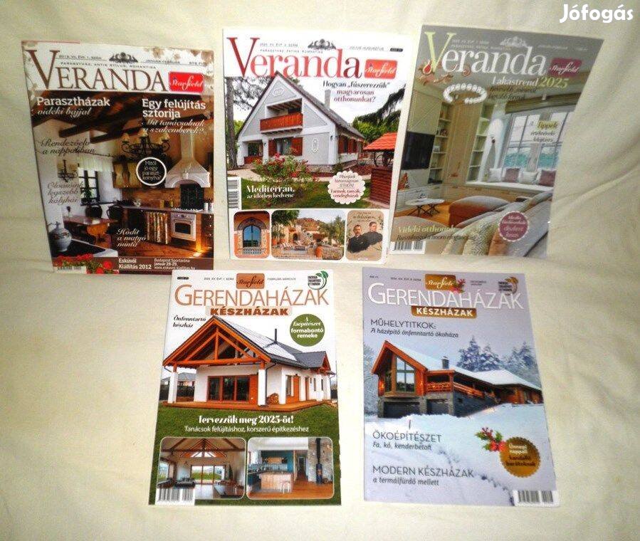 Ujj Veranda- Gerenda házak magazinok 5db