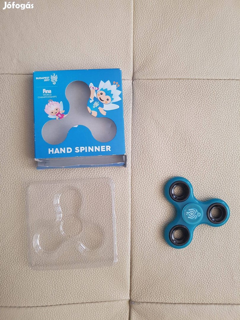 Ujj kéz pörgettyű 7x7cm Stresszoldó FINA 2017 vizes vb Hand spinner