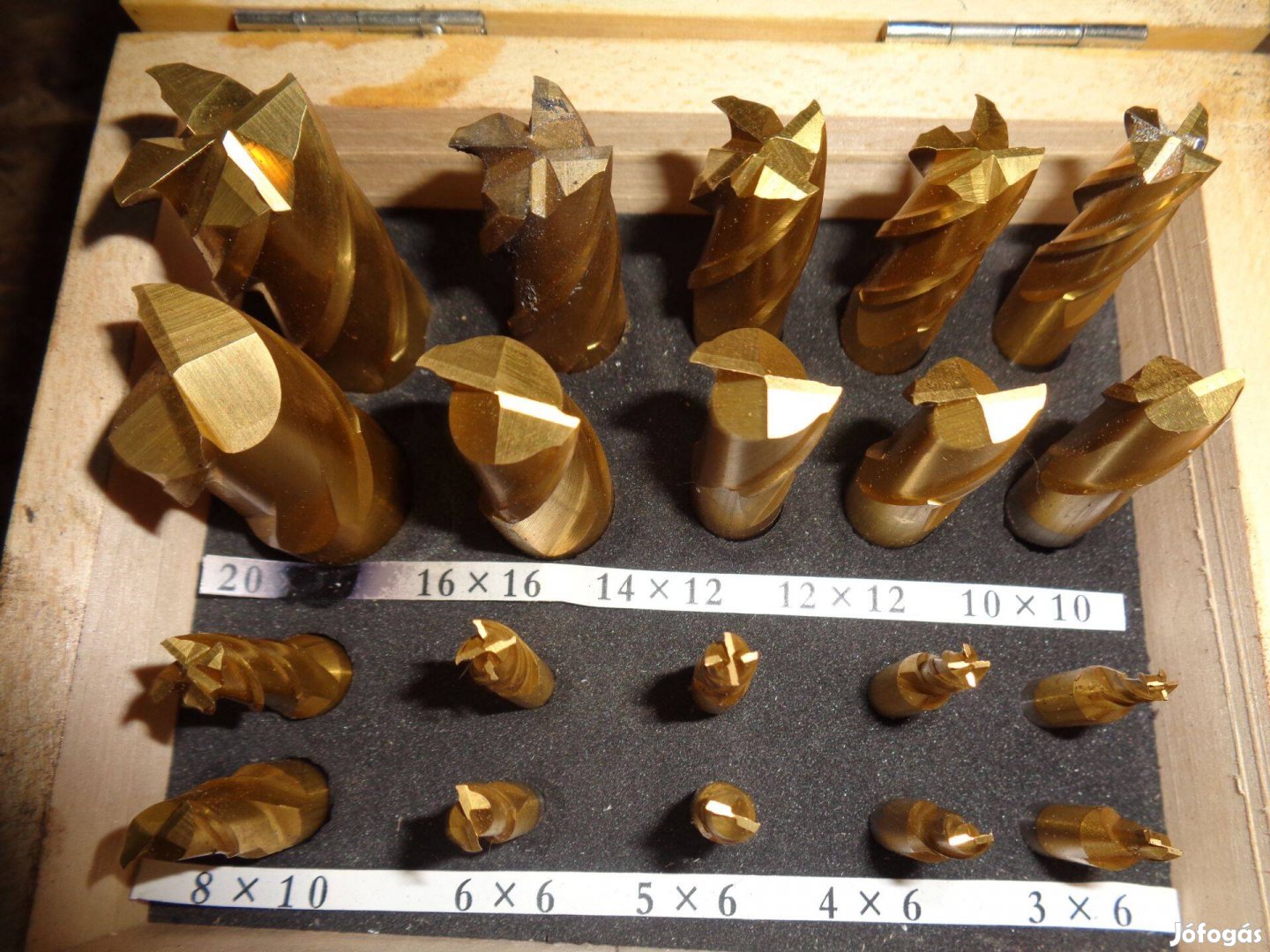 Újjmaró szármaró fémipari hengeres szárú új maró készlet